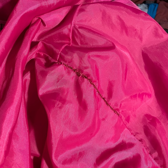 Vintage Bocoo Hot Pink 100% Silk Jacket 1980s 1990s Size Medium - Picture 15 of 15